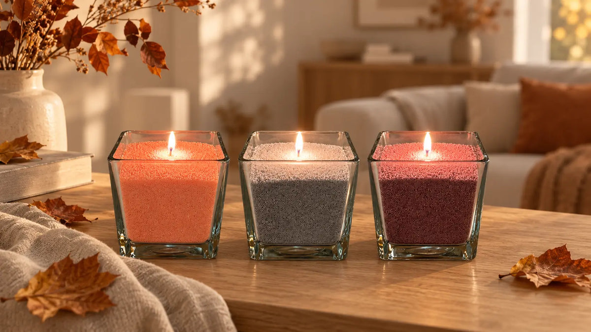 Componi la Tua Candela d'Autunno: Colore, Profumo, Contenitore
