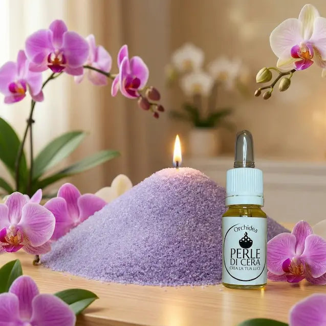 Perle di Cera  lilla essenza orchidea orchidea