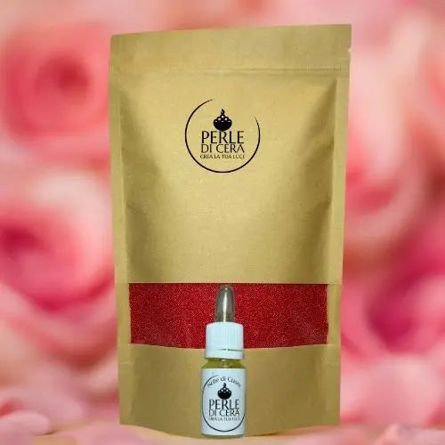 Perle di Cera Rosse profumate Note di Cuore