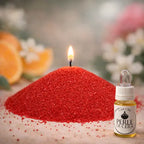 Perle di Cera rosse ed essenza c'est chic