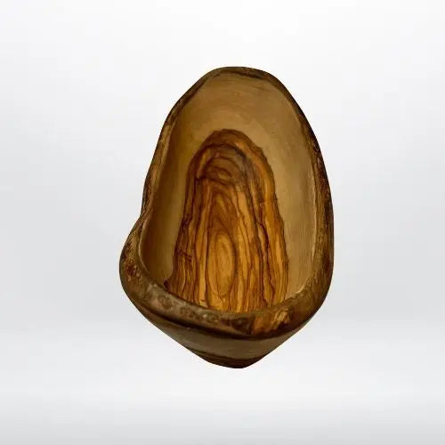 Ciotola ovale in legno artigianale