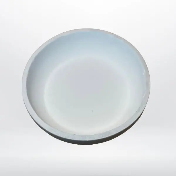 Halo Big – Vaso in Cemento Naturale per Perle di Cera