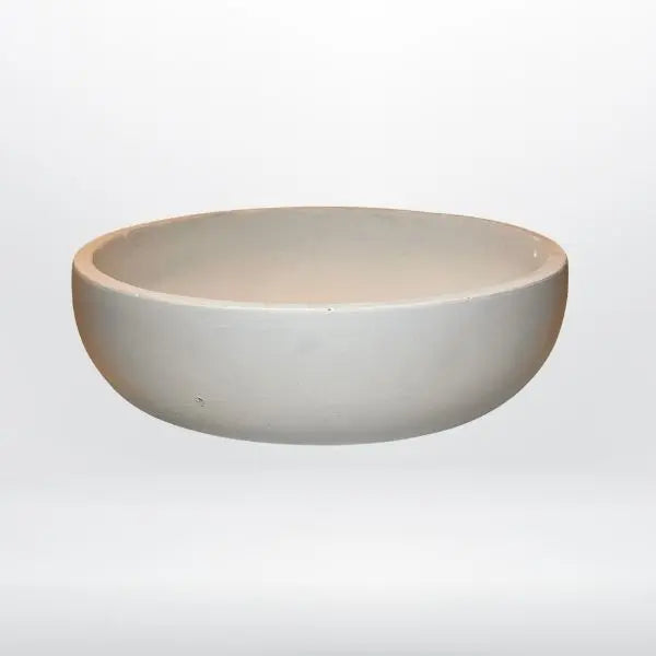 Halo Big – Vaso in Cemento Naturale per Perle di Cera