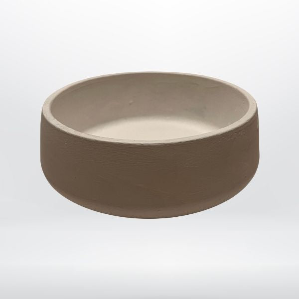 Halo – Vaso Tondo in Cemento Naturale