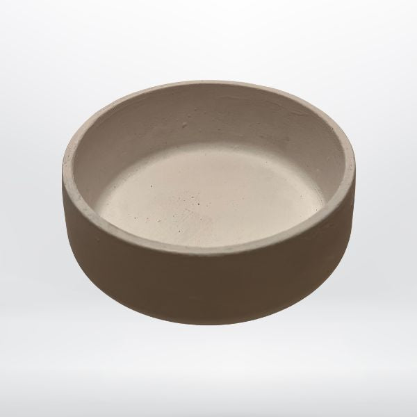 Halo – Vaso Tondo in Cemento Naturale