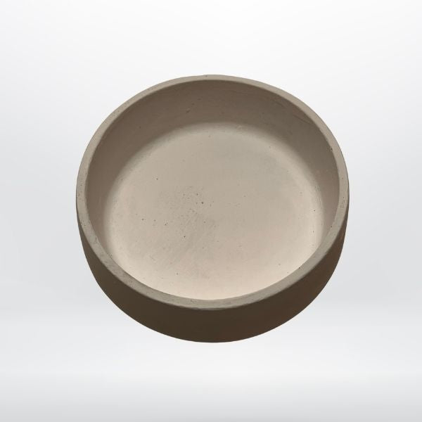 Halo – Vaso Tondo in Cemento Naturale
