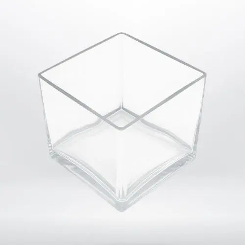 vaso vetro cubo