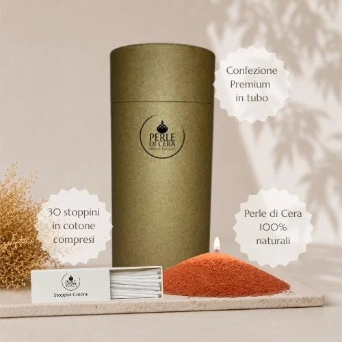 Perle di Cera Arancio Premium