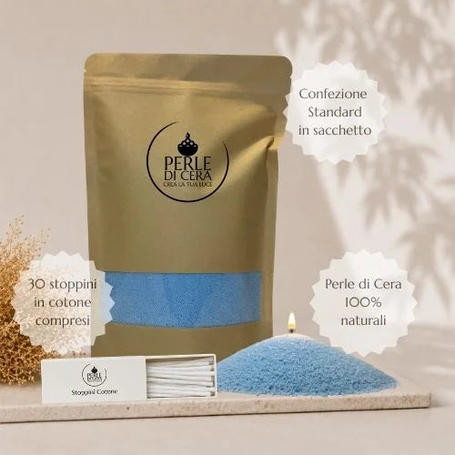 Perle di Cera azzurro Standard