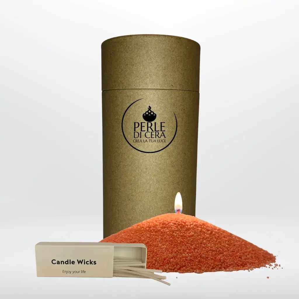 Perle di Cera arancioni