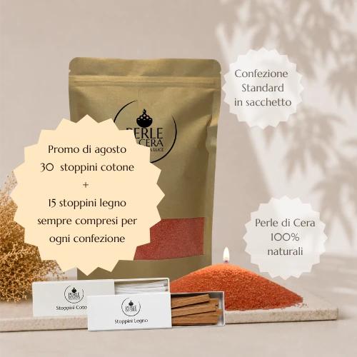 Perle di Cera arancio standard