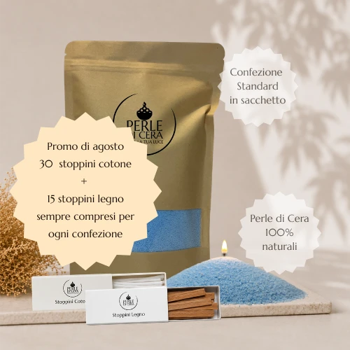 Perle di Cera azzurre standard