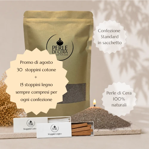 Perle di Cera marrone standard