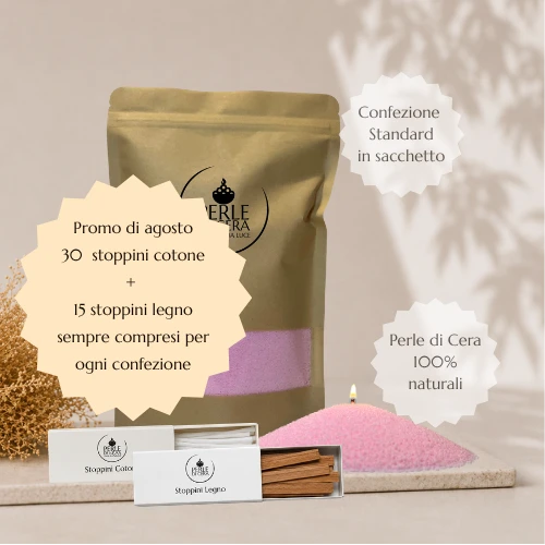 Perle di Cera rosa standard