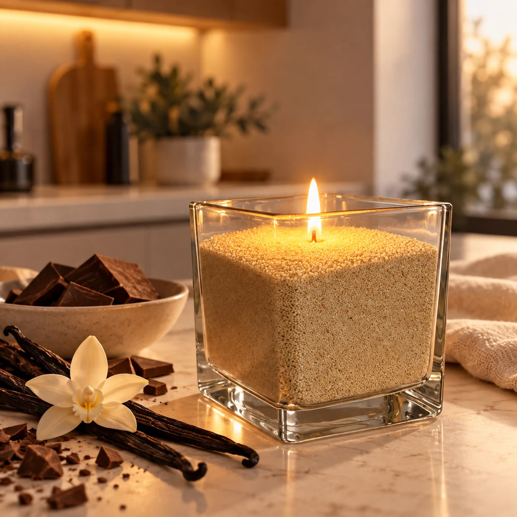 calda carezza di vaniglia e cioccolato
