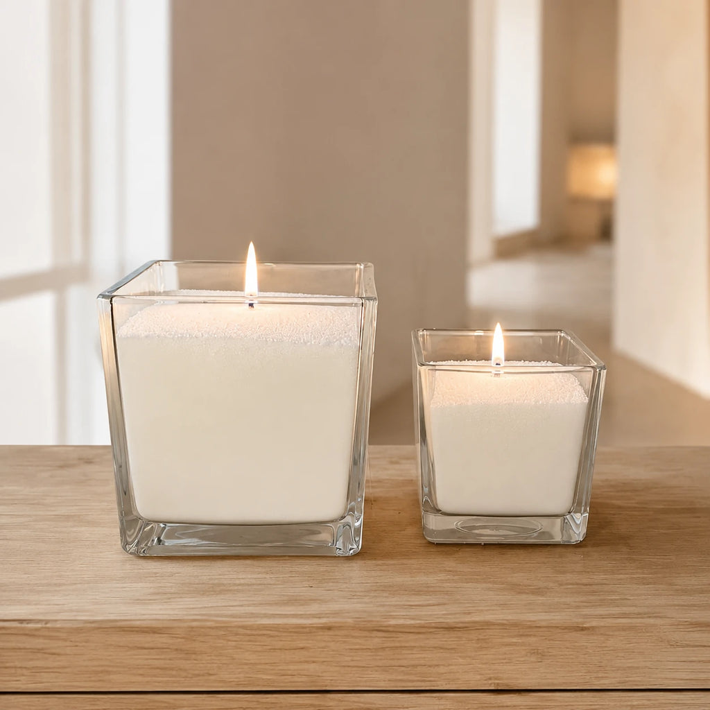 Cubris – Contenitore Cubico in Vetro per Perle di Cera
