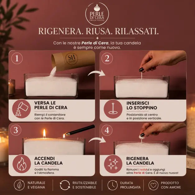 Istruzioni Perle di Cera